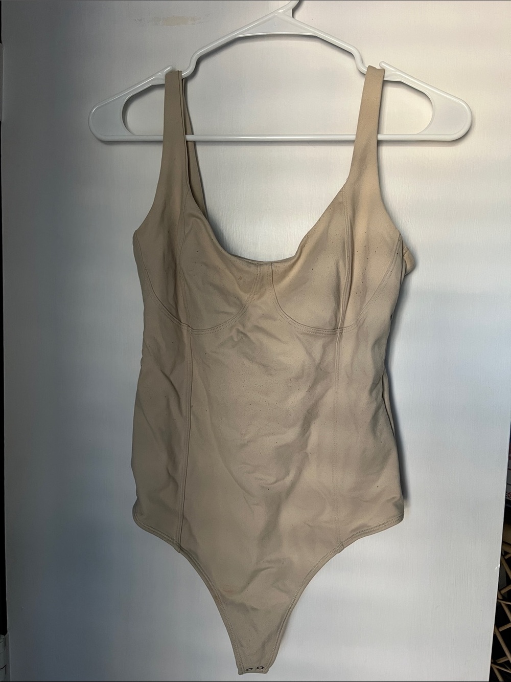 Abercrombie & Fitch Beige Sculpting Bodysuit